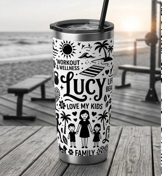 20 ounce Tumbler Simple Design