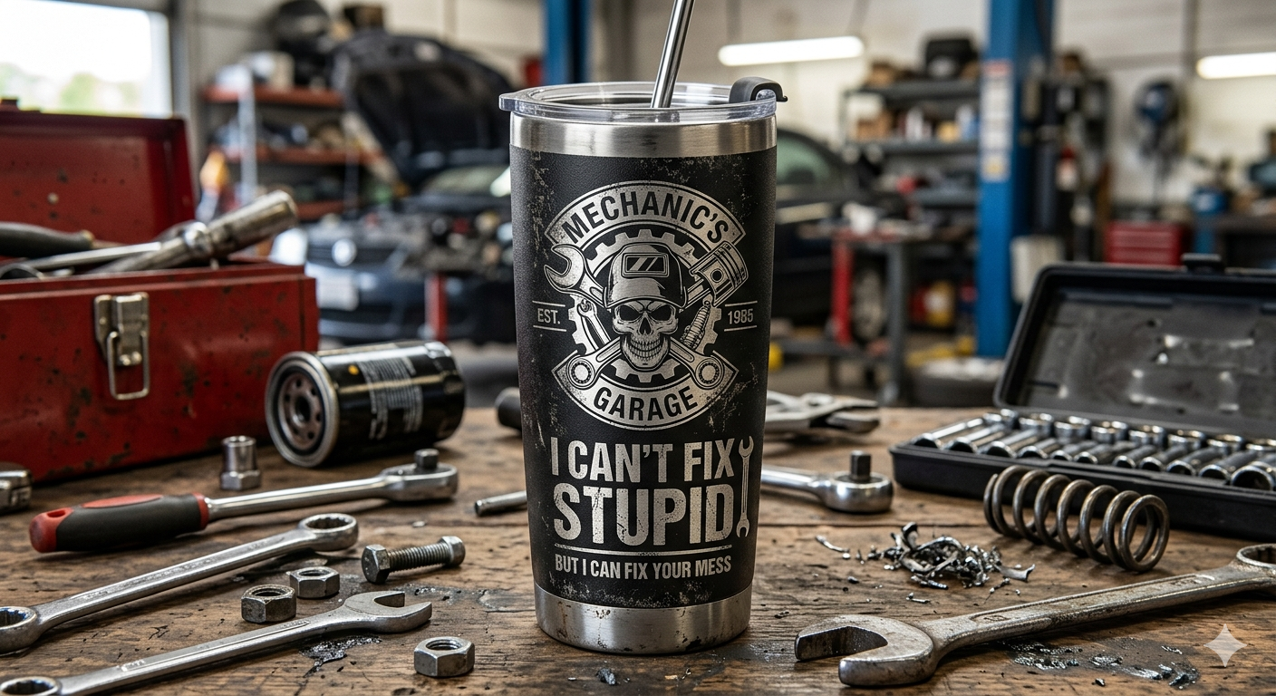 20 ounce Tumbler Simple Design